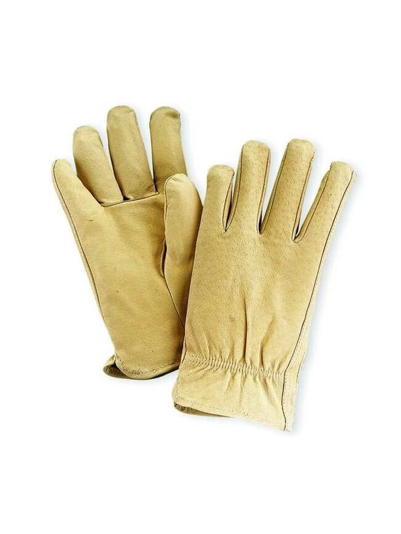 Leather Gloves,Beige,M,PR 3AW80