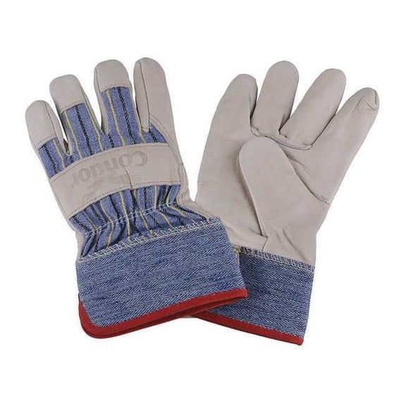 Condor Leather Gloves,Blue/White,S,PR 1H030