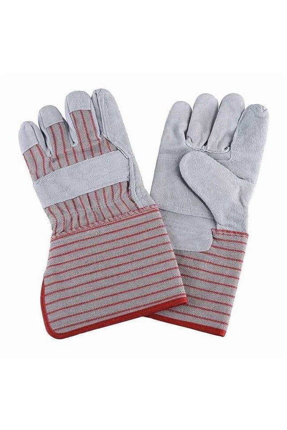 Leather Gloves,Gray/Red,XL 2MDD1
