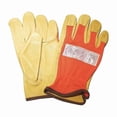 thumbnail image 1 of Condor Leather Gloves,Hi-Vis Orange,M,PR 48WU10, 1 of 1