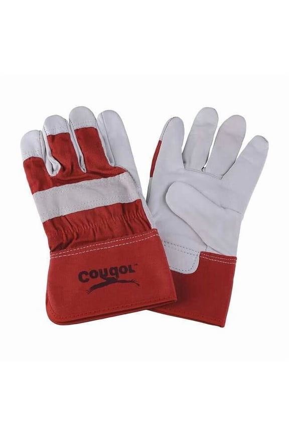 Leather Gloves,Red/White,XL,PR 2MDE1