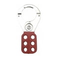 thumbnail image 1 of Lockout Hasp, Standard Hasp, Steel, Snap-On, Max Number of Padlocks - 6, Red, 1 of 1