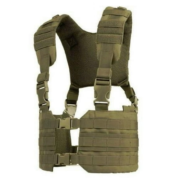 Condor MCR7 MOLLE Tactical Ronin Chest Rig Split Vest - Tan MCR