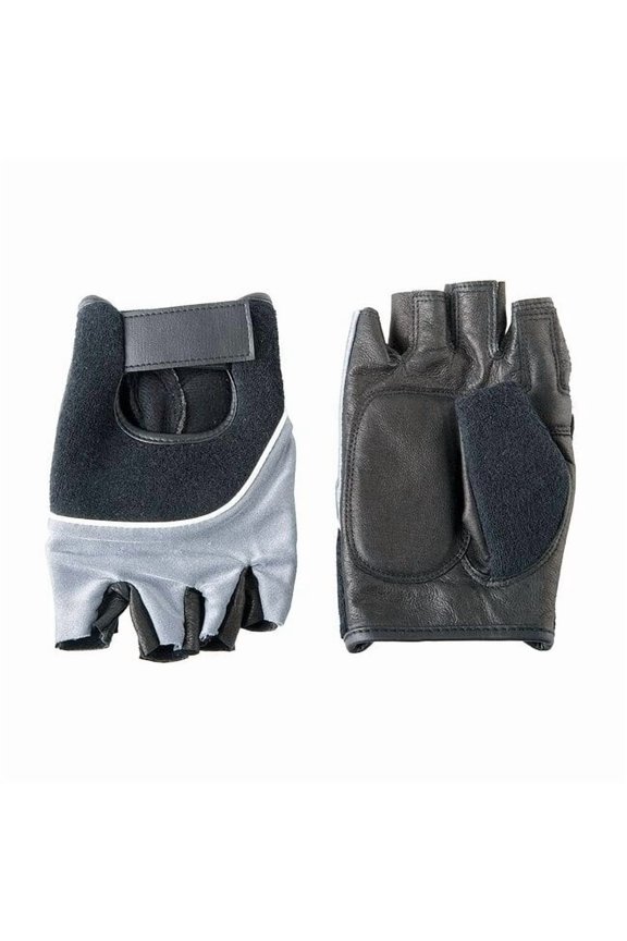 Anti-Vibration Gloves, L, Blk/BL/Silver, PR 2HEW7