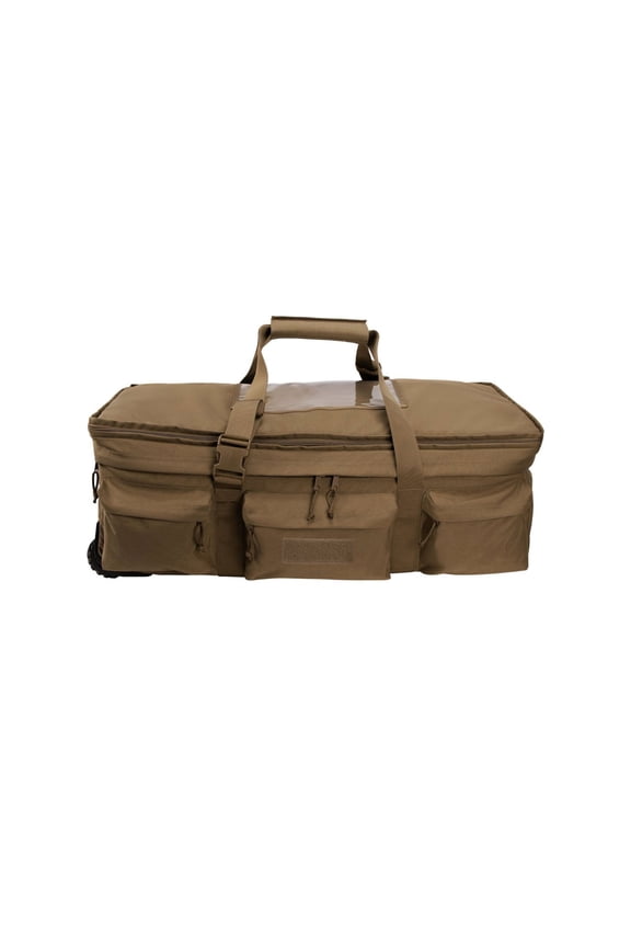 Condor Outdoor 37in Haul Rolling Duffle Bag, Coyote Brown