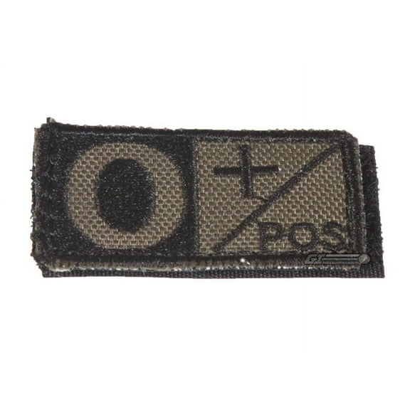 Condor Outdoor Blood Type Patch 6 Pcs/Pack, Opos, Olive Drab/Black, -1