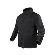 CONDOR OUTDOOR Adult Male Bravo Black Fleece Jacket, Size 2XL