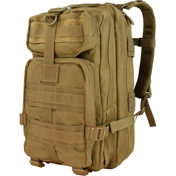 Condor Outdoor Products Compact Company Assault Pack, Coyote Brown