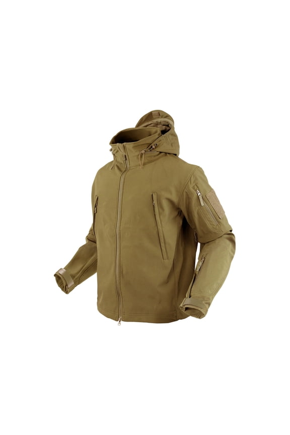 Condor Outdoor Summit Softshell Jacket, Coyote Brown, Extra Large