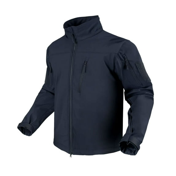 CONDOR OUTDOOR Adult Male Phantom Softshell Navy Blue Jacket, Size: 2XL