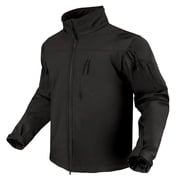 CONDOR OUTDOOR Adult Male Phantom Softshell Black Jacket, Size 3XL