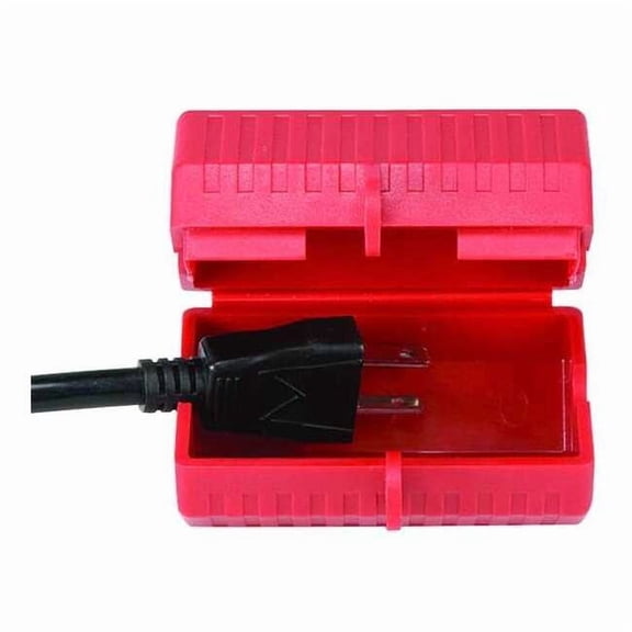 Condor Plug Lockout,Red,Plastic,1 Padlock 48KV17