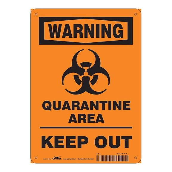 Condor Quarantine Area Sign HWW306T1410