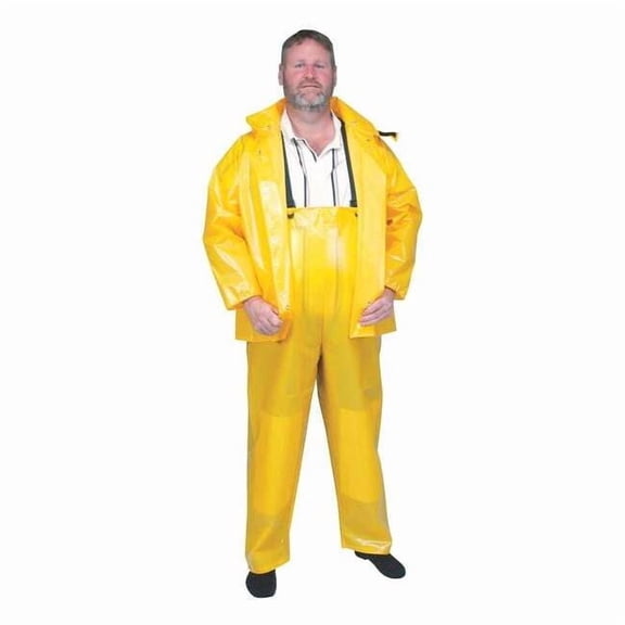 Condor Rain Bib Overall,Unrated,Yellow,2XL 4PCL1
