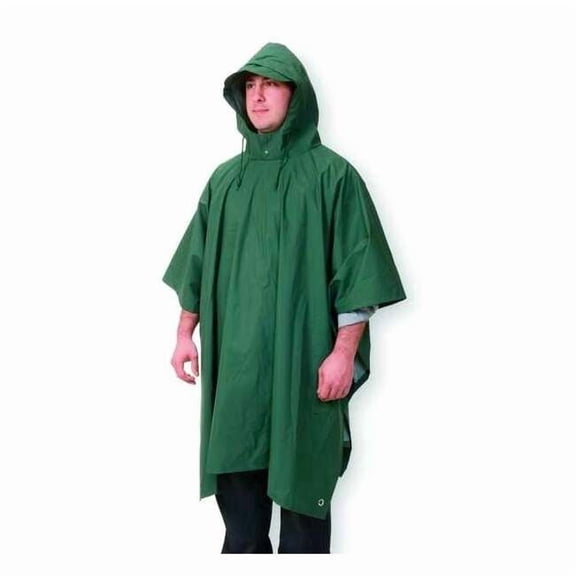 Condor Rain Poncho,Green,Universal 1EJY1