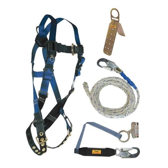 Condor Roofer's Harness Kit, Size: Universal 19F394