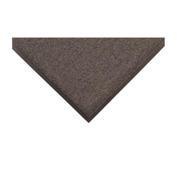 Condor Entrance Mat, Nylon, 3/8 in Thick, Charcoal, 3 ft W x 12 ft L 24N171