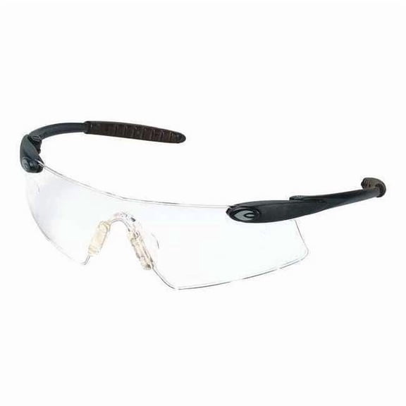 Persuader, Safety Glasses, Anti-Fog, Clear Lens, Black Frame, Frameless 4VAW4