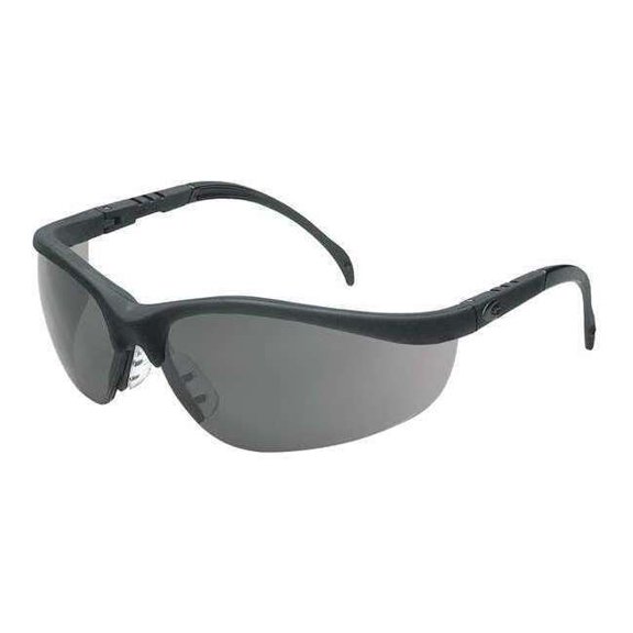 Nome, Safety Glasses, Anti-Scratch, Gray Lens, Black Frame, Half-Frame