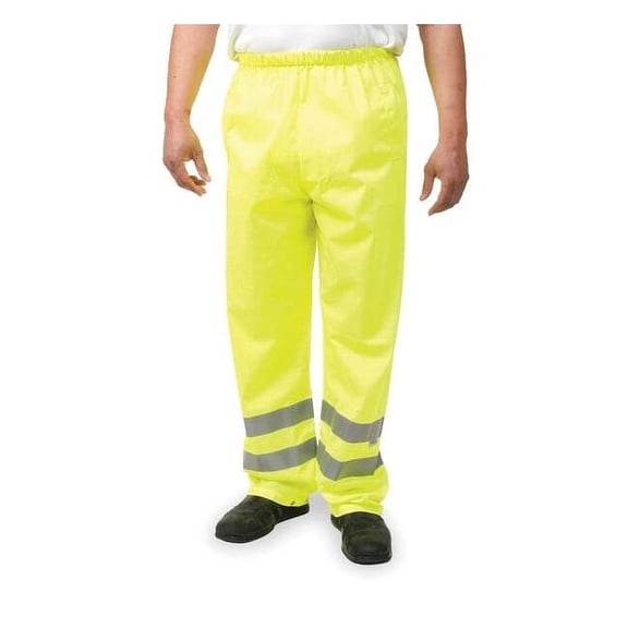 Condor Safety Over Pants,Lime,Size 40 to 44x33 1YAV9