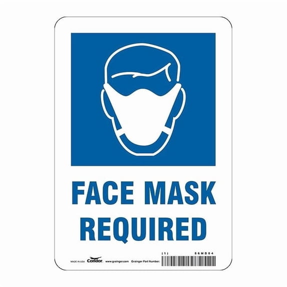 Condor Safety Sign,10" H,7" W,Aluminum HWB410A1007
