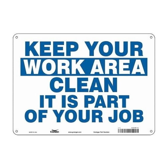 Condor Safety Sign,10 in x 14 in,Aluminum 468W79