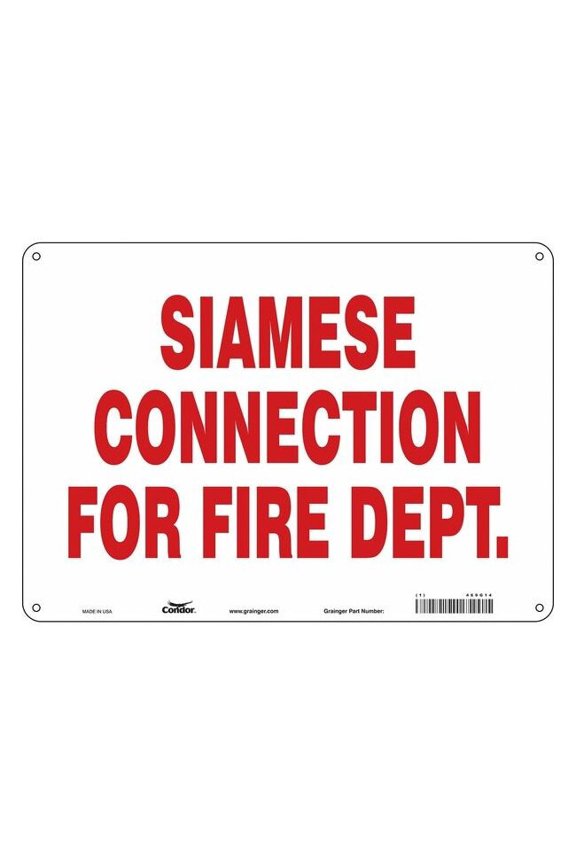 Safety Sign,10 in x 14 in,Aluminum 469G14