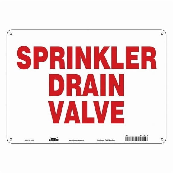 Safety Sign,14" W,10" H,0.032" Thickness 470C48