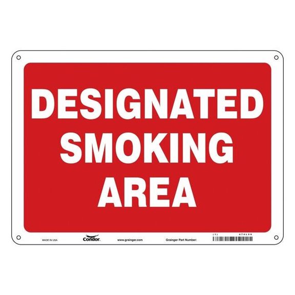 Safety Sign, 10" H, 14 in W, Fiberglass, Horizontal Rectangle, English, 474L98
