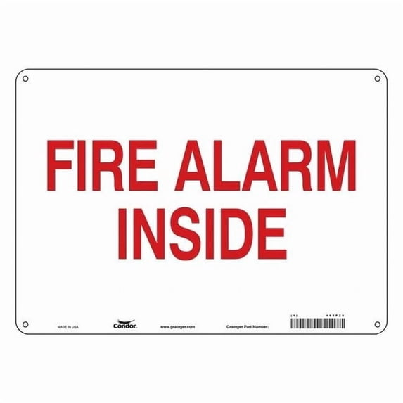 Safety Sign,14"W x 10"H,0.055" Thickness 465P29
