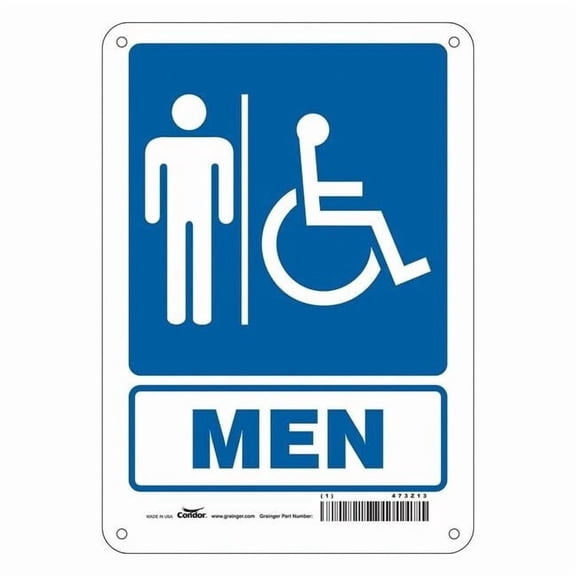 Condor Safety Sign,10 in x 7 in,Polyethylene 473Z13