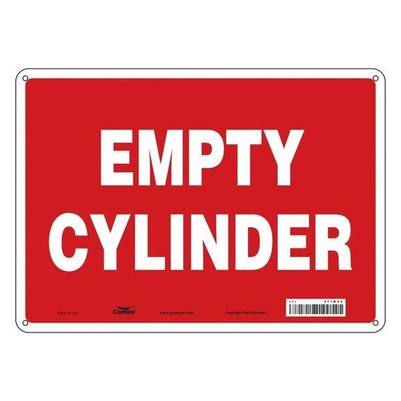 Condor Safety Sign,10 inx14 in,Aluminum 471M54
