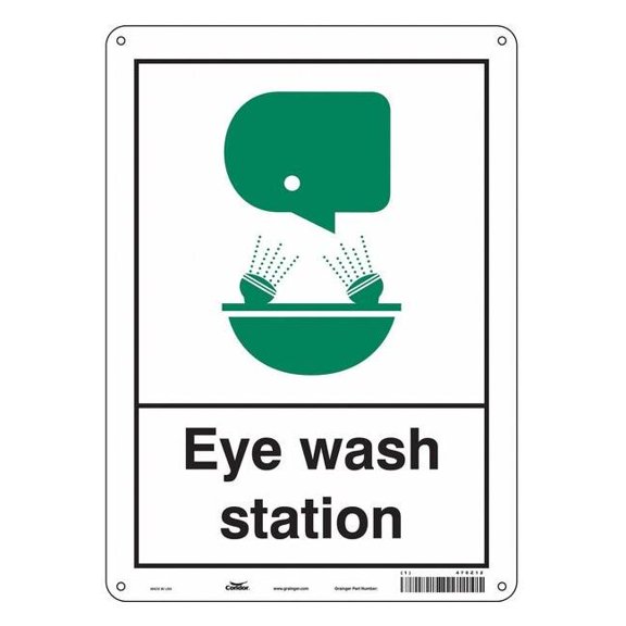 Condor Safety Sign,14 in x 10 in,Aluminum 470Z12