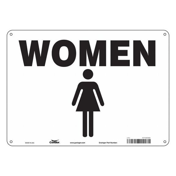 Condor Safety Sign,14 in x 10 in,Aluminum 473X88