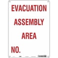 thumbnail image 1 of Condor Safety Sign,14 in x 10 in,Polyethylene 485F58, 1 of 1