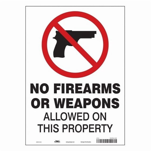 Condor Safety Sign,14 in x 10 in,Vinyl 449L32