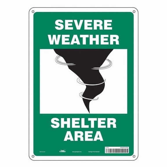 Safety Sign, 14 in Height, 10 in Width, Vinyl, Vertical Rectangle, English 465T09