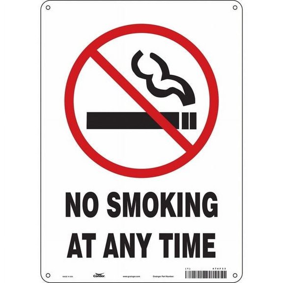 Condor Safety Sign, 14 in H, 10" W,  Vertical Rectangle, English, 474F33 474F33