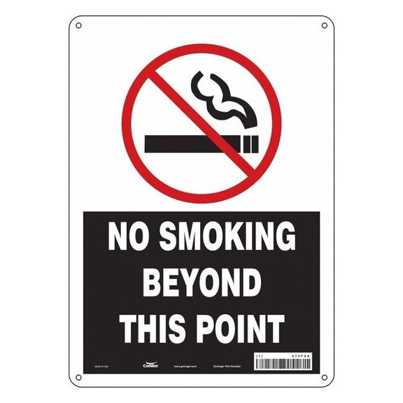 Condor Safety Sign, 14 in H, 10" W,  Vertical Rectangle, English, 474F88 474F88