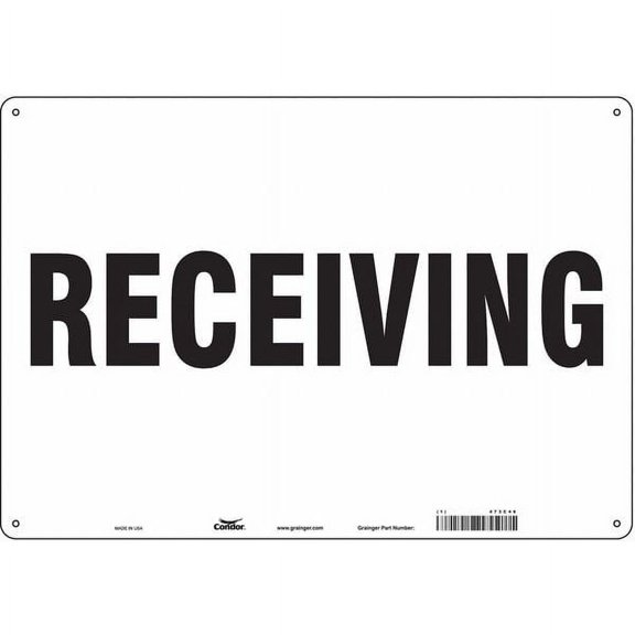 Condor Safety Sign,14 inx20 in,Aluminum 473C48