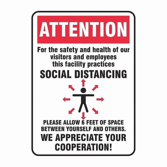 Condor Safety Sign, 14x10 56JU70