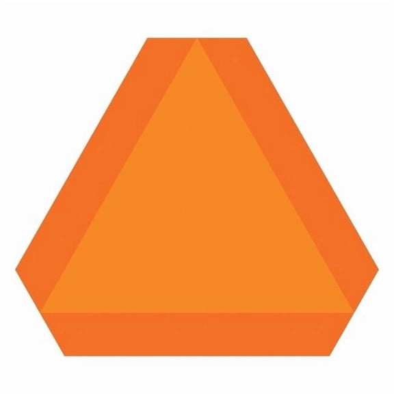 Safety Reflector, 14" H, 16" W, Triangle, 483U18 483U18