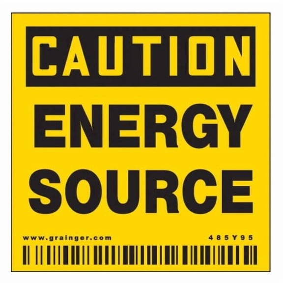 Condor Electrical Sign,2"W,2"H,0.004" Thickness 485Y95