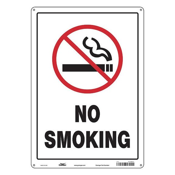 Safety Sign, 20 in H, 14 in W, Vertical Rectangle, English, 474D01