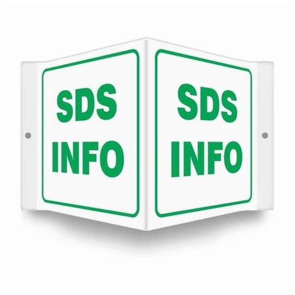 Safety Sign,6 inx8 1/2 in,PETG 480Y73