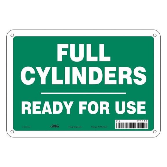 Condor Safety Sign,7 in x 10 in,Aluminum 471N10