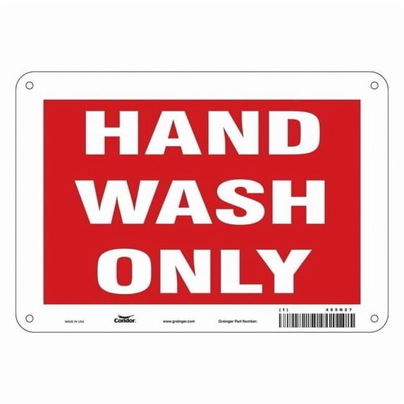 Condor Safety Sign,7 in x 10 in,Aluminum 485N27