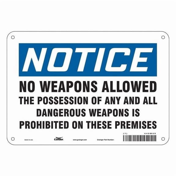 Safety Sign, 7 in Height, 10 in Width, Vinyl, Vertical Rectangle, English, 449M09 449M09