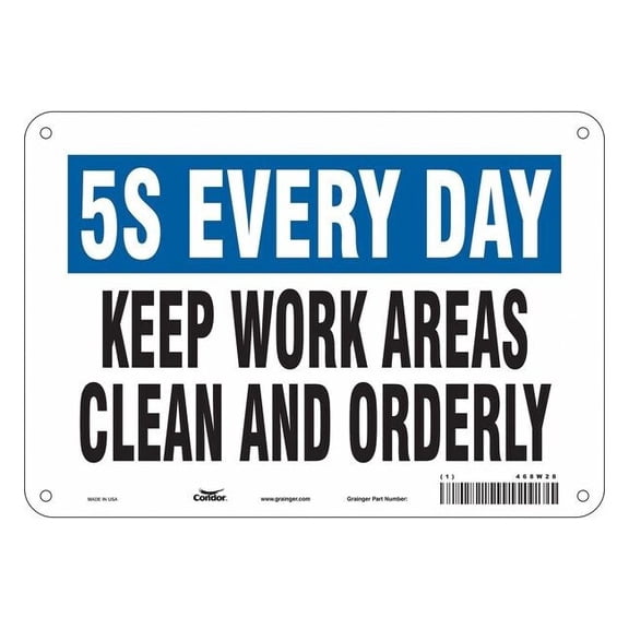 Condor Safety Sign,7 inx10 in,Polyethylene 468W28