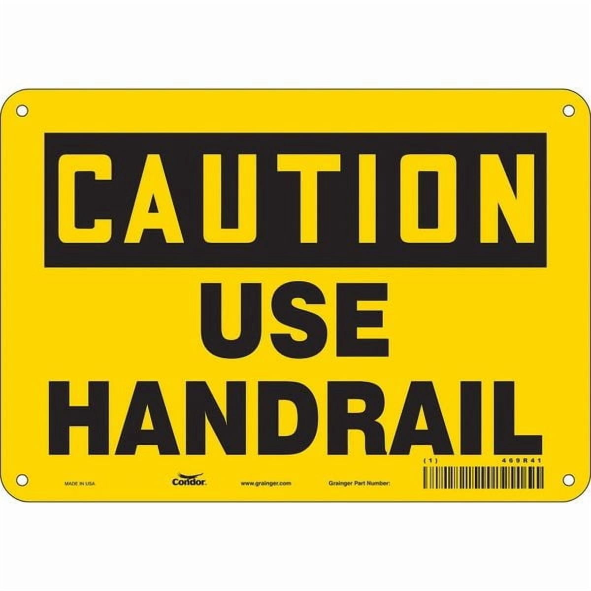 Condor Safety Sign,7 inx10 in,Polyethylene 469R41 - Walmart Business ...